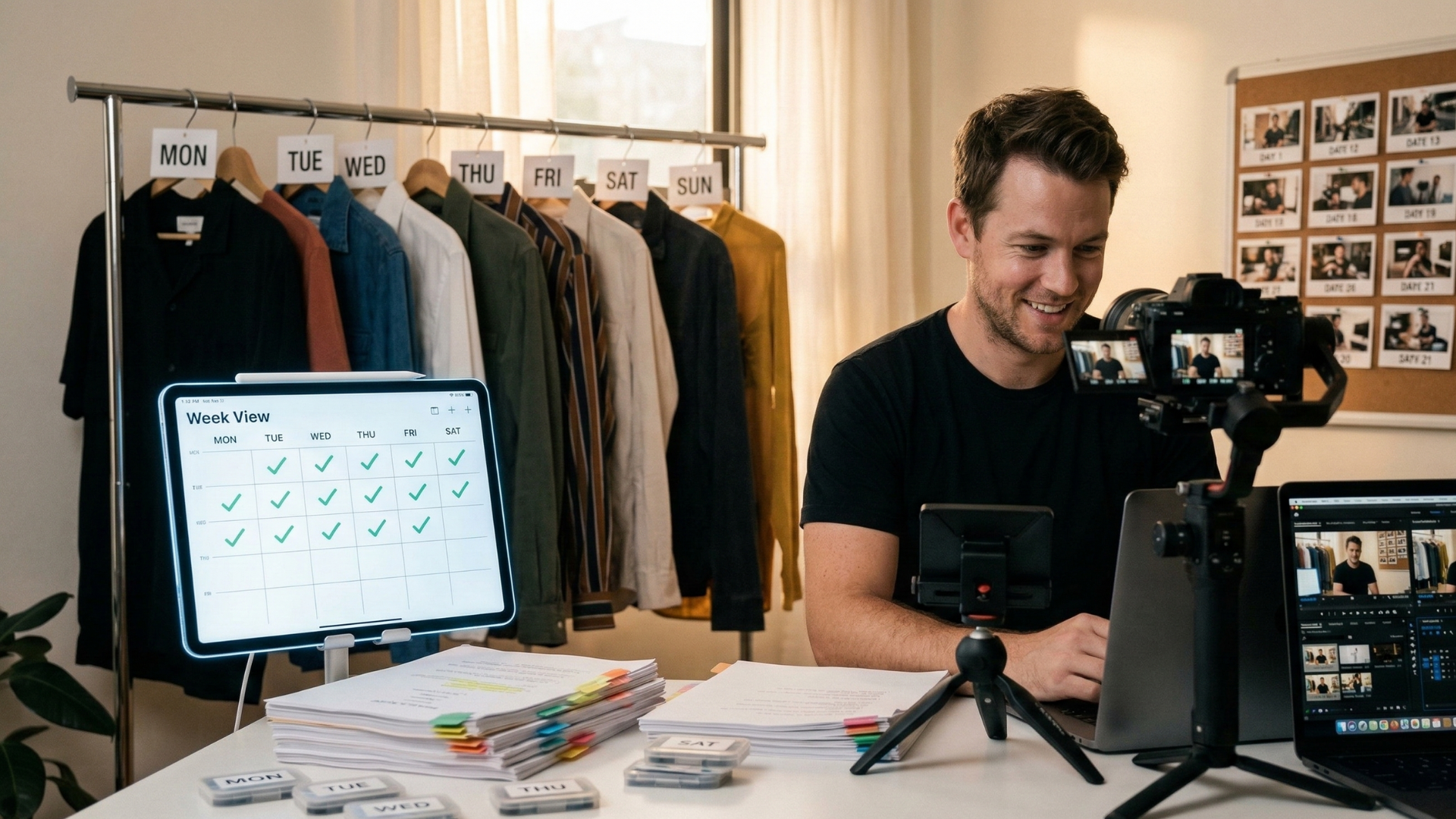 How to Batch Record a Week of TikTok Content